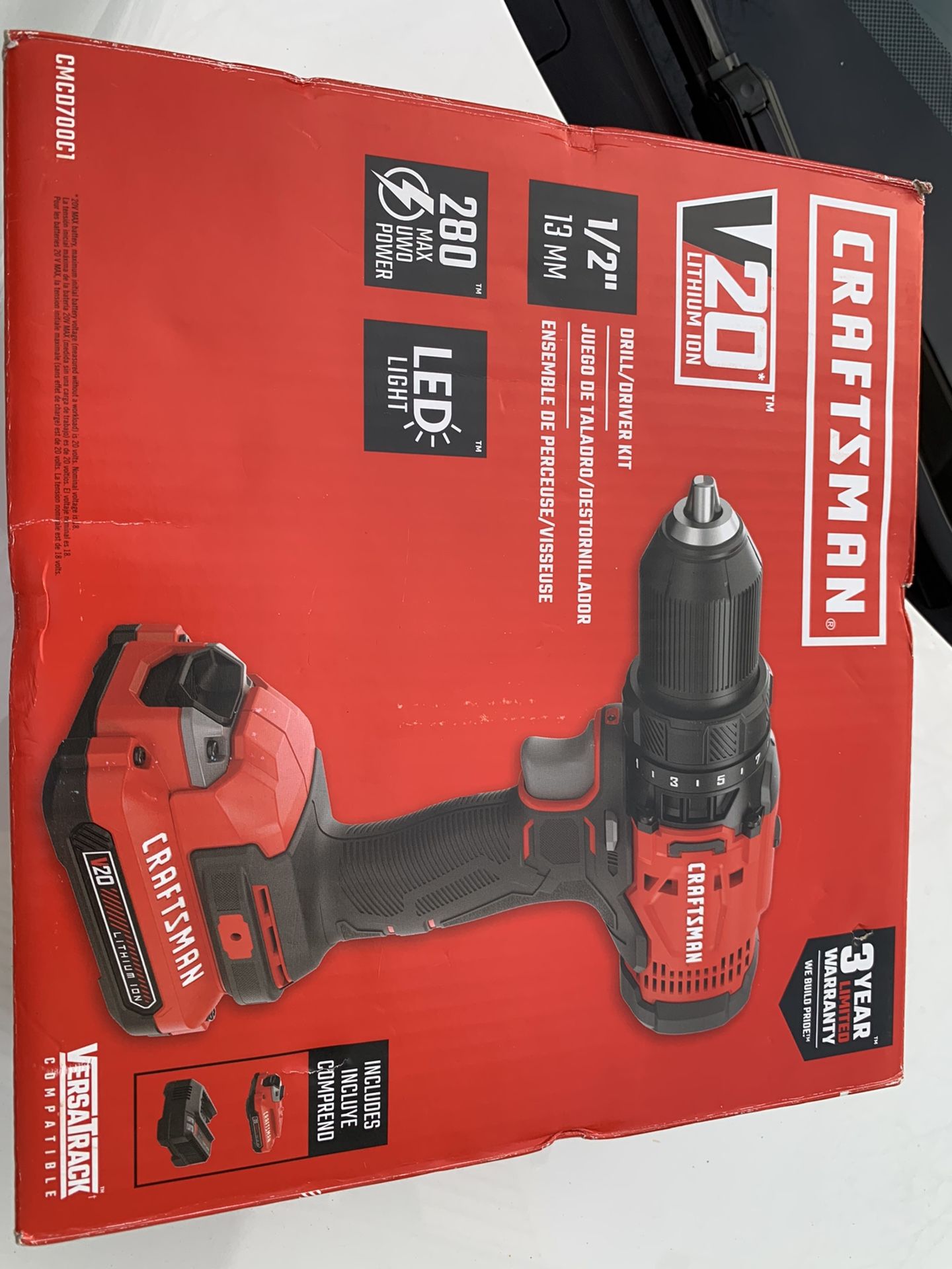 CRAFTSMAN V20 Cordless Drill/Driver Kit
