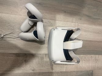 Meta Oculus Quest 2 VR Headset w/ 2 Controllers – White