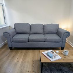 Blue Large Couch Sofa 