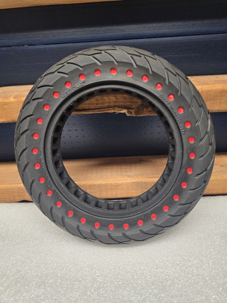 NEDONG  10 x 2.125 Solid Non-Pneumatic RedLine Tire 