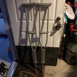 Aluminum Crutches 