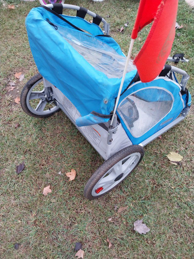 Double bicycle stroller toddlers