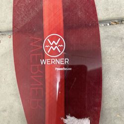 Werner Powerhouse Bent Shaft Paddle – Carbon Fiber – 197 cm