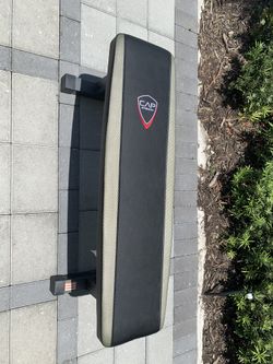 Brand new golden cap barbell flat bench