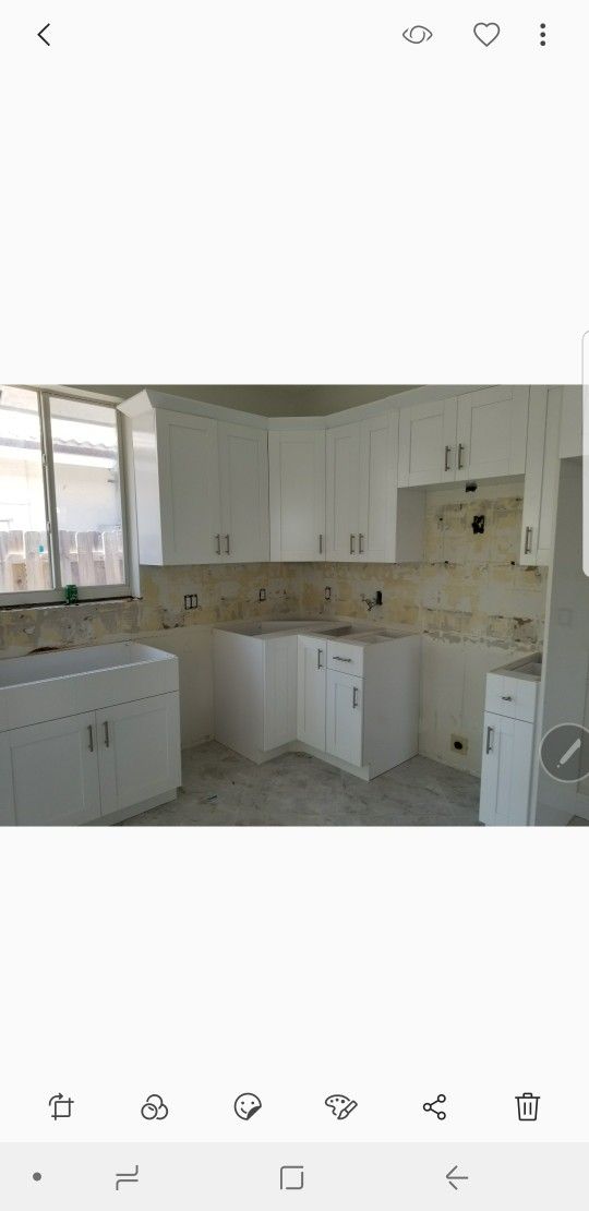 Kitchen cabinets