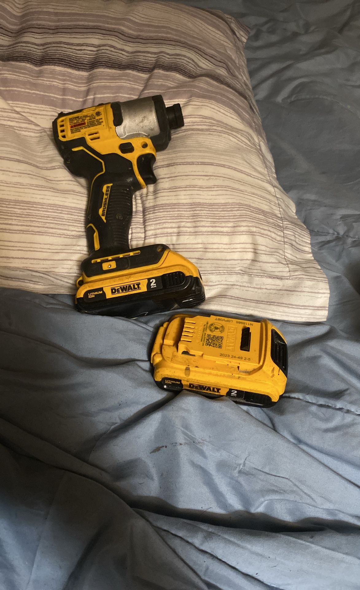20voltw Dewalt Impact With Extra Battery