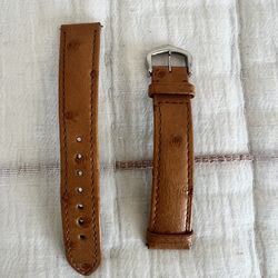 NEW WATCH OSTRICH STRAP FOR CARTIER TANK WATCH