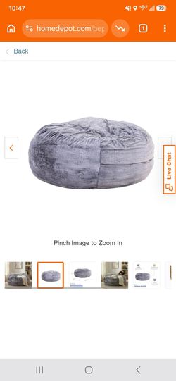 Serta Foam Bean Bag Chair