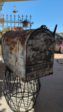 Extra large old mailbox vintage