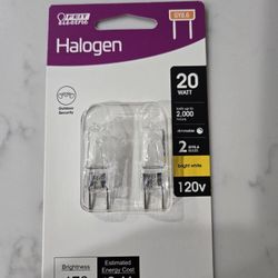 Halogen 20W 120v 170 Lumens Have 12 Packs At $5.00 Ea