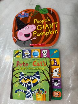 Peppa Pig and Pete the Cat Halloween Board Books