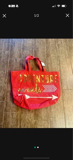 NWT Adventure awaits tote bag