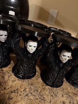 Michael Myers candle holder