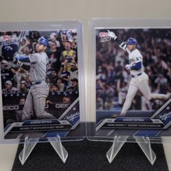 Topps Now Shohei Ohtani 40/40 & 50/50 Cards