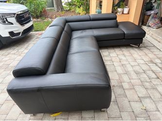 Nicoletti & Calia Full Grain Leather Sofa