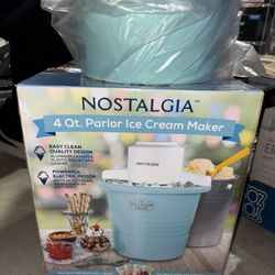 Nostalgia 4 Qt. Parlor Ice Cream Maker