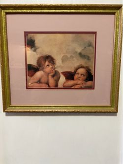 Angels/Cherubs by Raphael framed prints