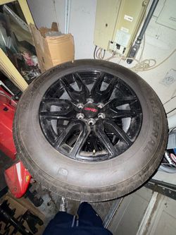 GMC rims and tires
