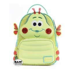 Loungefly Disney A Bug’s Life Heimlich Sequin Mini Backpack (Books-A-Million Exclusive) – NWT
