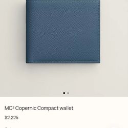 Hermés MC2 Wallet, NWT, Retail: $2,225