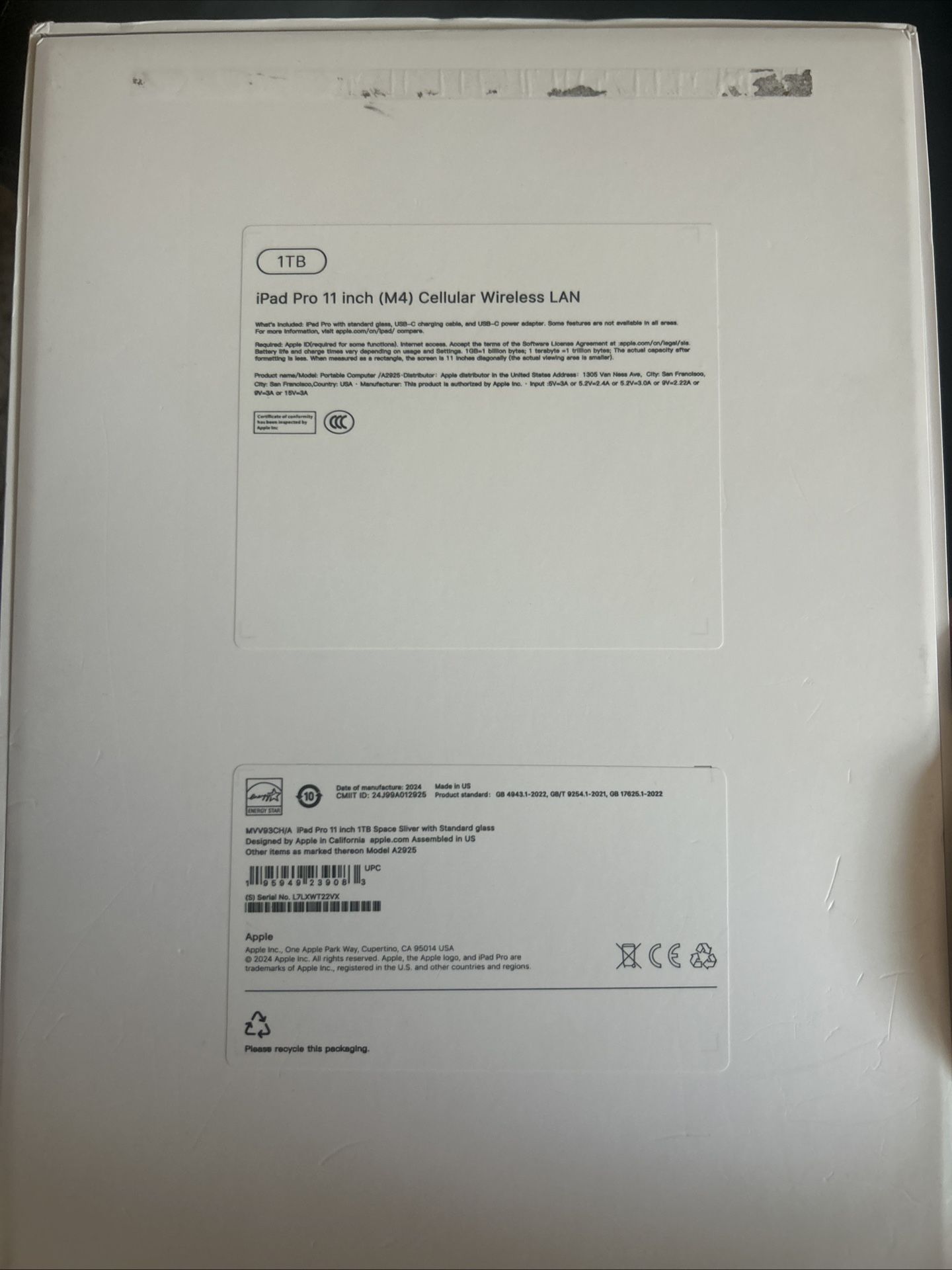 ipad pro 11inch m4