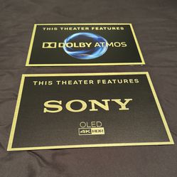 Home Theater Sign