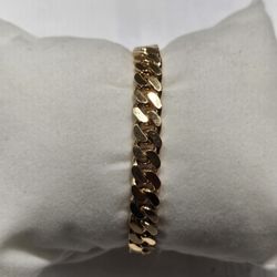 18k Cuban Bracelet 