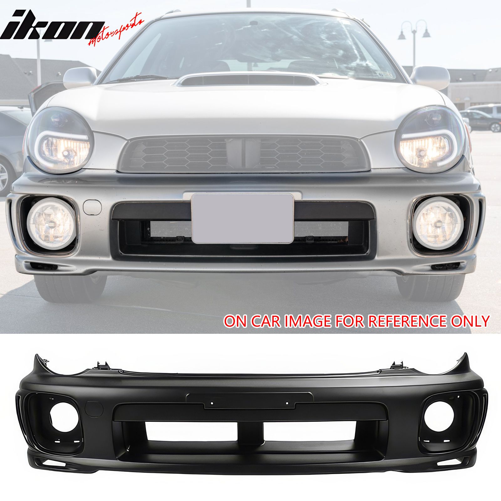 Fits 2002-2003 Subaru Impreza WRX Wagon Sedan OE Style Front Bumper Conversion PP