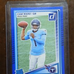 Football Cam Ward Rc Card 