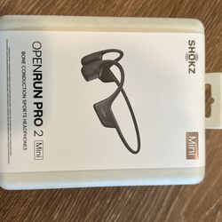 “Shokz OpenRun Pro 2 Mini Bone Conduction Headphones - Black.”