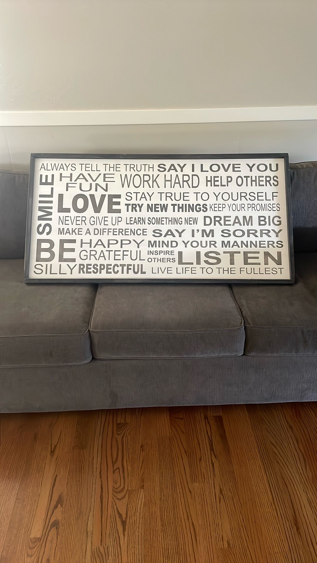 Large Word Wall Art