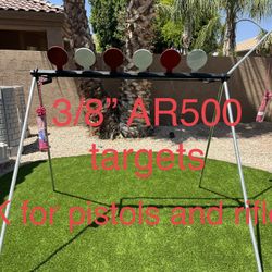 AR500 Plate Rack Target Practice