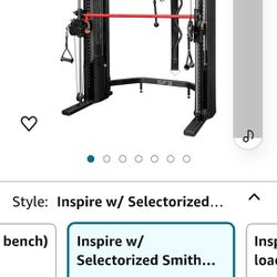 Inspire Fitness Functional Trainer - Multifunctional Cable Machine Home Gym System - at Home Gym Workout Weight Machine for Strength Training