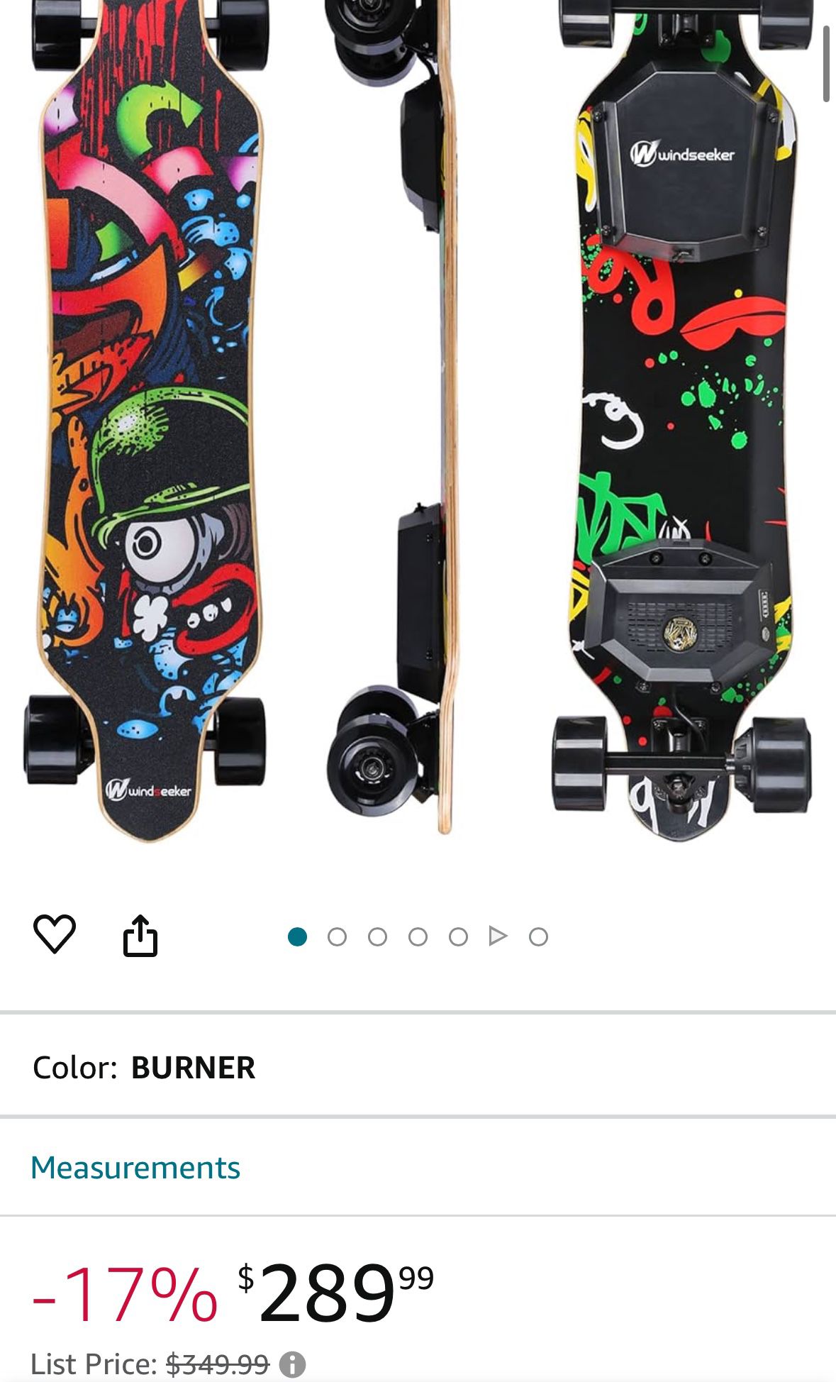Electric skateboard From Amazon