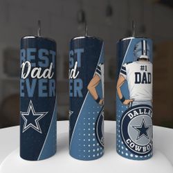 Dallas Cowboys Football Dad Tumbler
