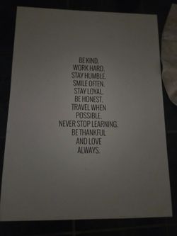 30x22 Metal Sign W/ Quotes