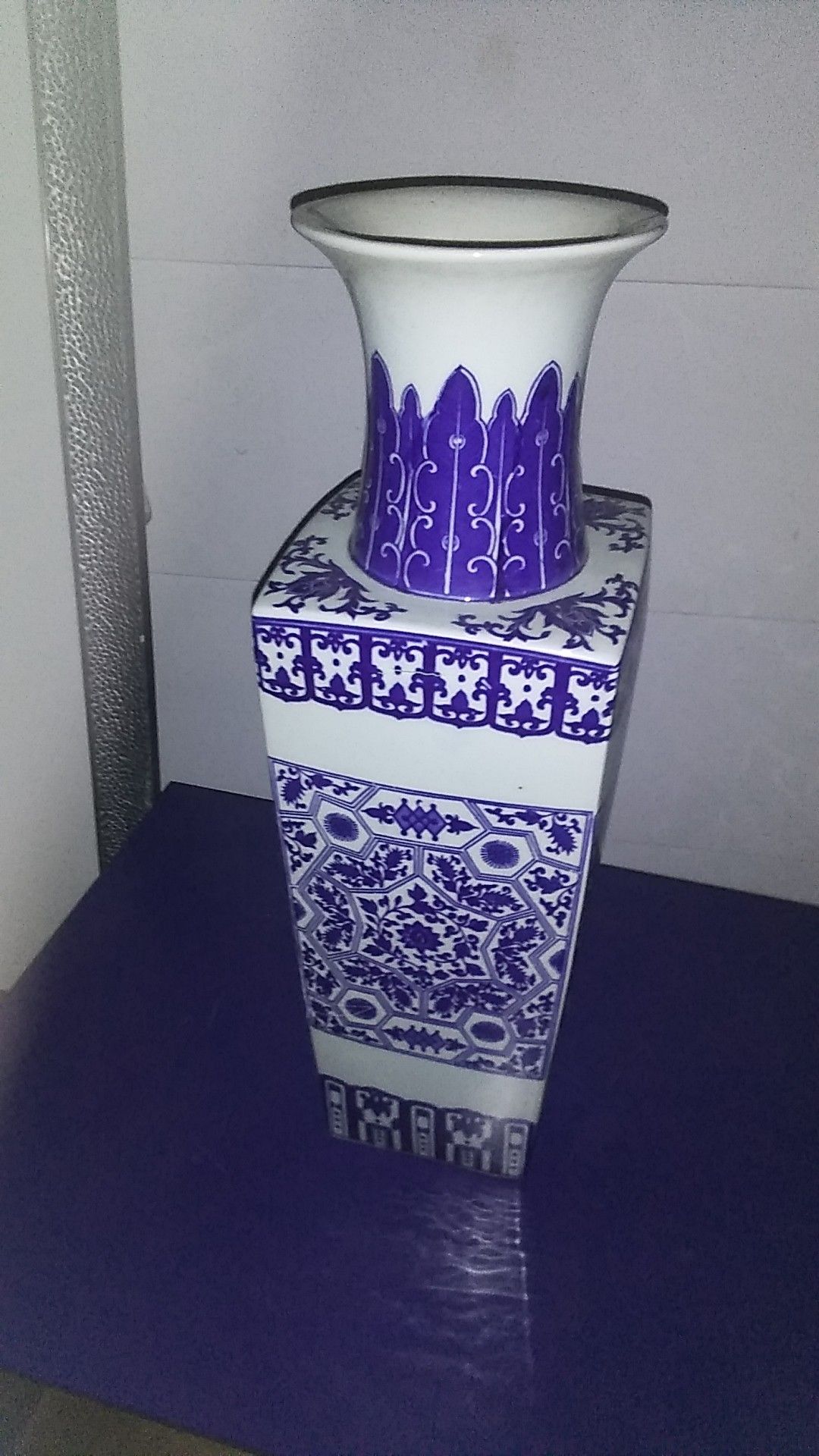 Antique Vase with matching end table