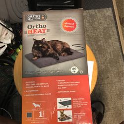 Orthopedic Heated Bed For Small Cat Or Dog
