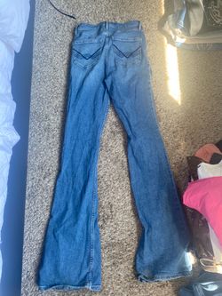 Idyllwind Medium Wash Flare Jeans with Embroidered Pockets
