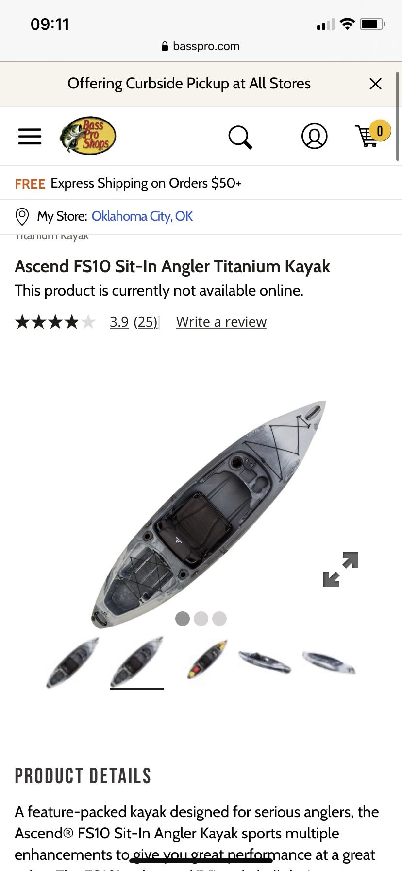 Ascend F10 kayak boat canoe paddle fish water