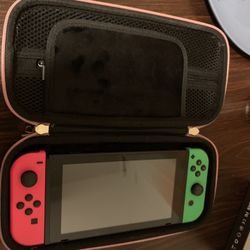 Switch 1 :D With Super Smash Bros And Sanrio Case 