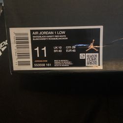 Size 11 Air Jordan 1 Low