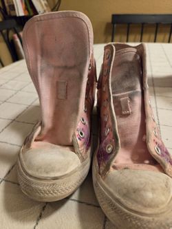 Pink Converse Sneakers Size 4.5 Womens