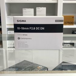 Sigma 10-18mm F2.8 DC DN Lens For Canon RF