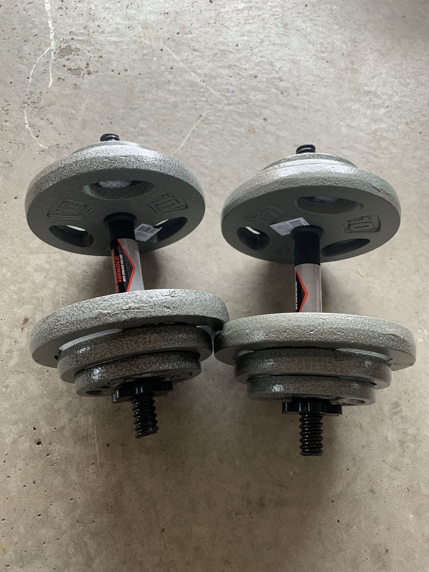 35 lbs ADJUSTABLE DUMBBELL SET