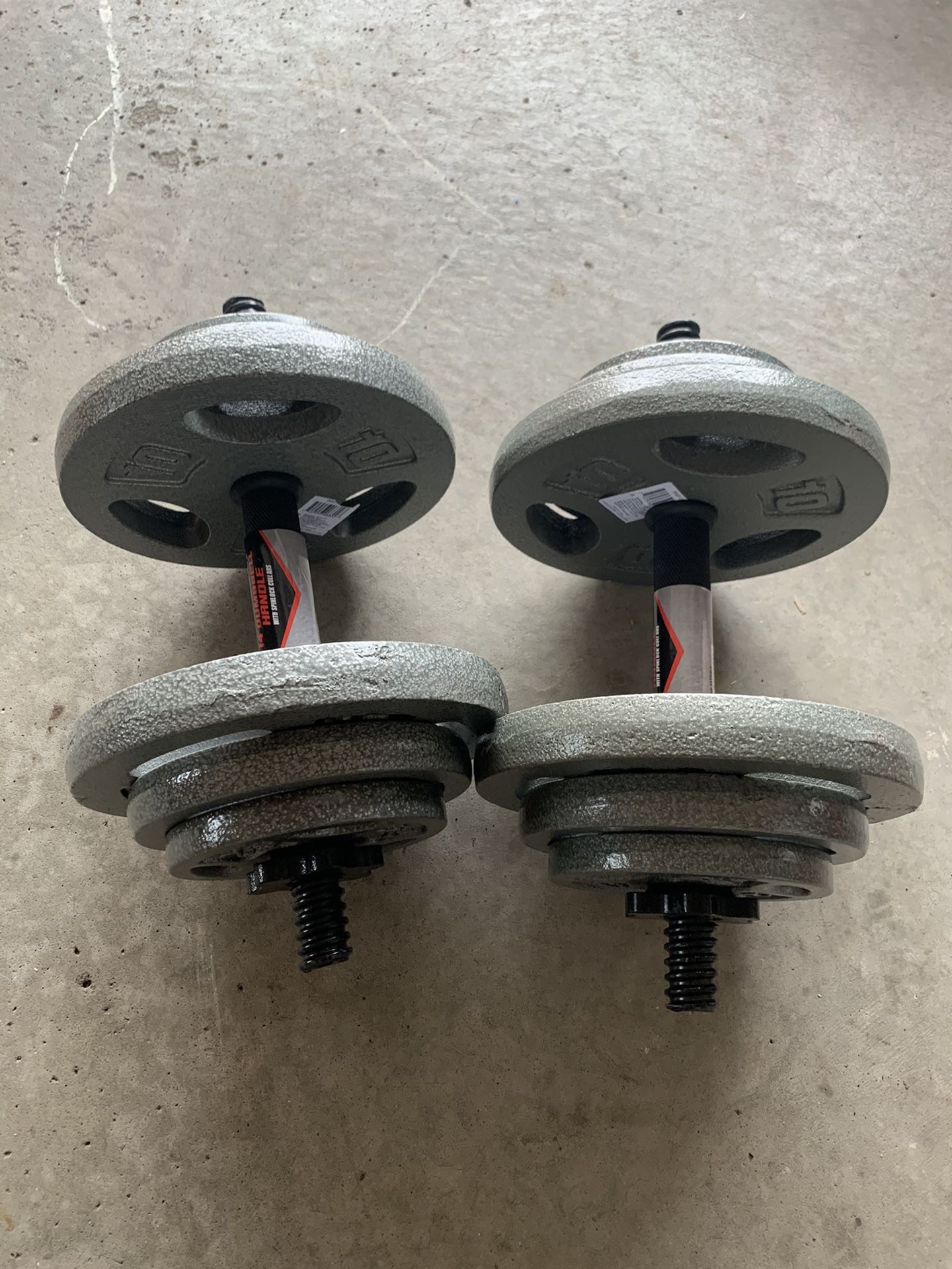 35 lbs ADJUSTABLE DUMBBELL SET 