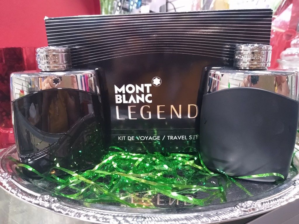 Kit Mont Blanc Legend ,for man 💯% Authentic , 100ml each , perfume & after shave Amaizing Fragance !!!