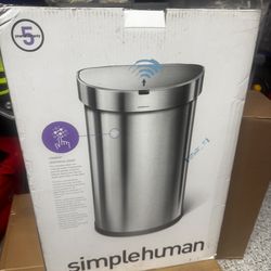 Simplehuman 45 Liter Semi-Round Sensor Trash Can