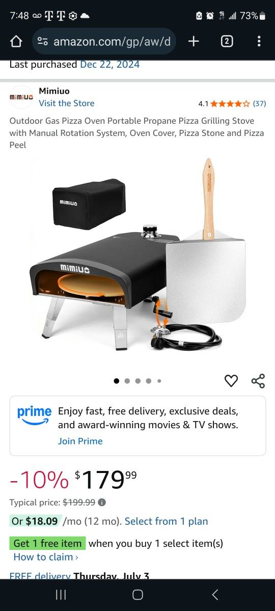 Portable Pizza Oven