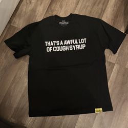 Black Awful Lotta Cough Syrup Tee
